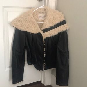 Rachel Rachel Roy Black Leather jacket